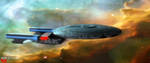 Enterprise D: Prettiness by scythemouse