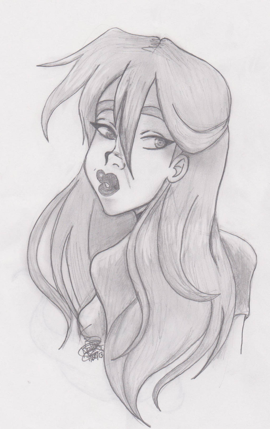 Luscious lips, and locks. by JenJentastique on DeviantArt