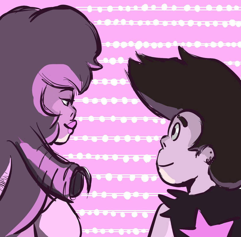 Greg and Rose from Steven Universe, episode: We Need To Talk. A scene in the beginning of the episode when they sing together. One of the most amazing and stunning scene in Steven Universe. Check o...