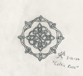 Celtic Rose by Abadoss