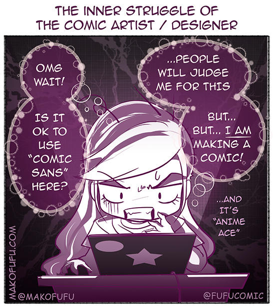 06 Jan 20 - Comic Sans Struggle by Mako-Fufu