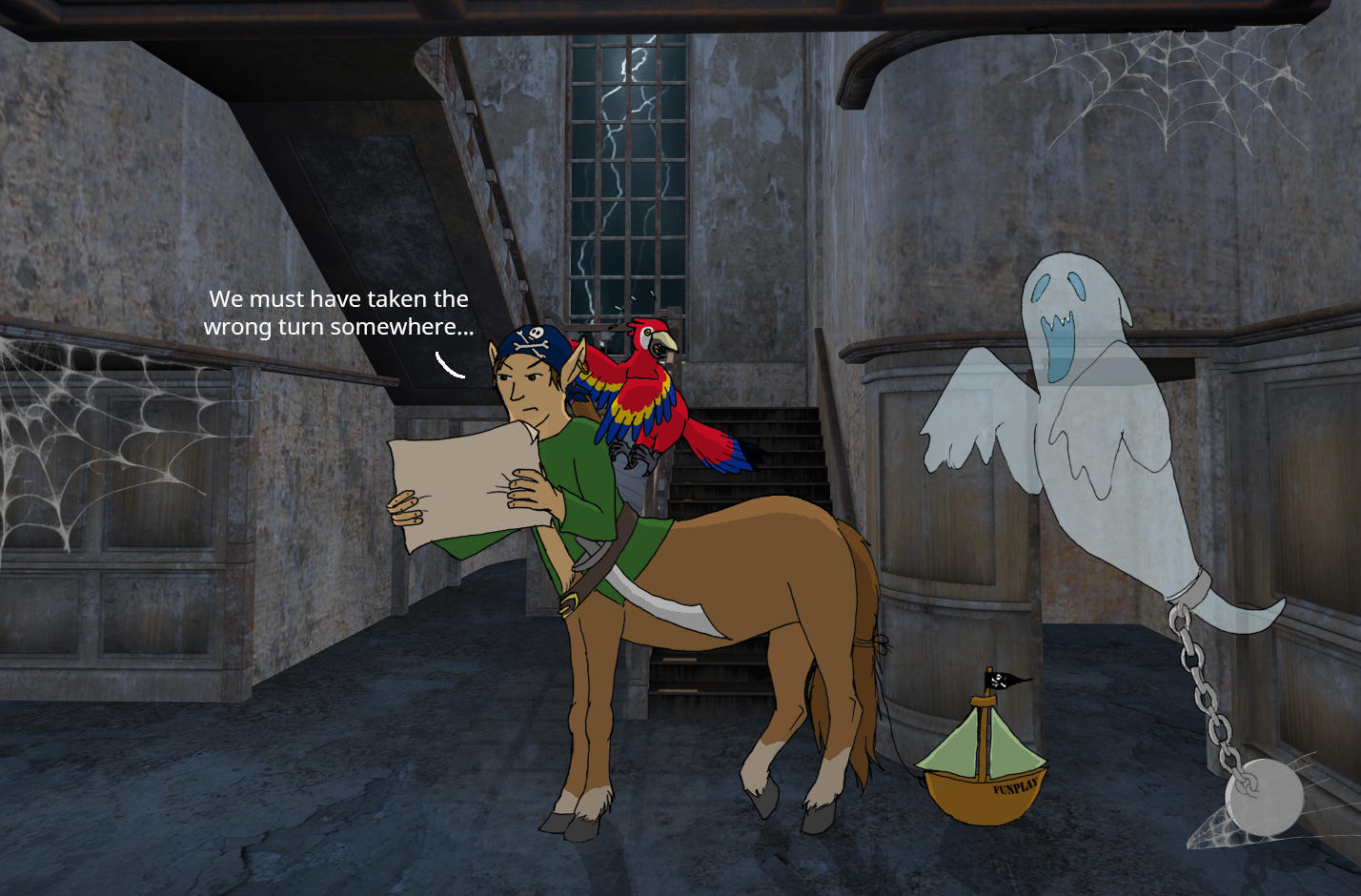 Centaur Pirate (Fan Art Mashup Challenge) by Ayi82