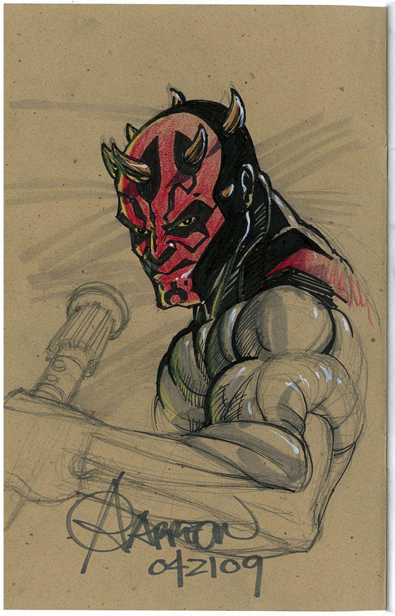  Darth Maul Sketch by artstudio on DeviantArt