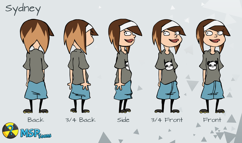 Sydney 5-Point Turnaround by MSPToons