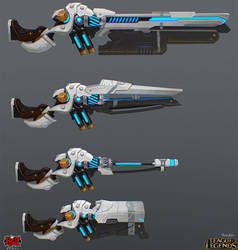 Pulsefire Caitlyn Guns by YBourykina