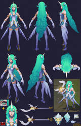 Star Guardian Soraka Cosplay Sheet by YBourykina