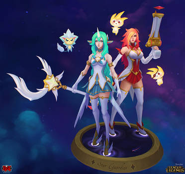 Star Guardian Miss Fortune and Soraka by YBourykina