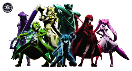 Akame Ga Kill Night Raid Render by BloodAkenoArt