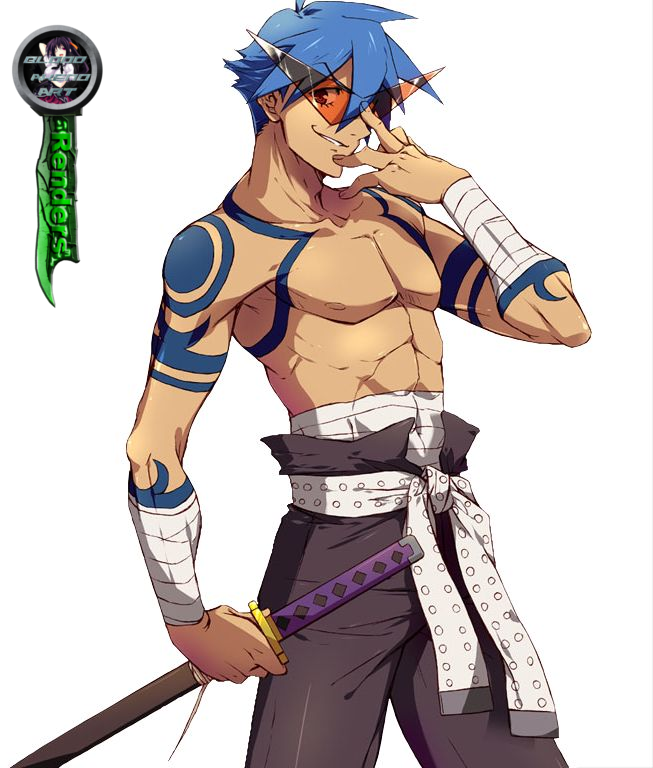 Gurren Lagann Kamina Render by BloodAkenoArt on DeviantArt