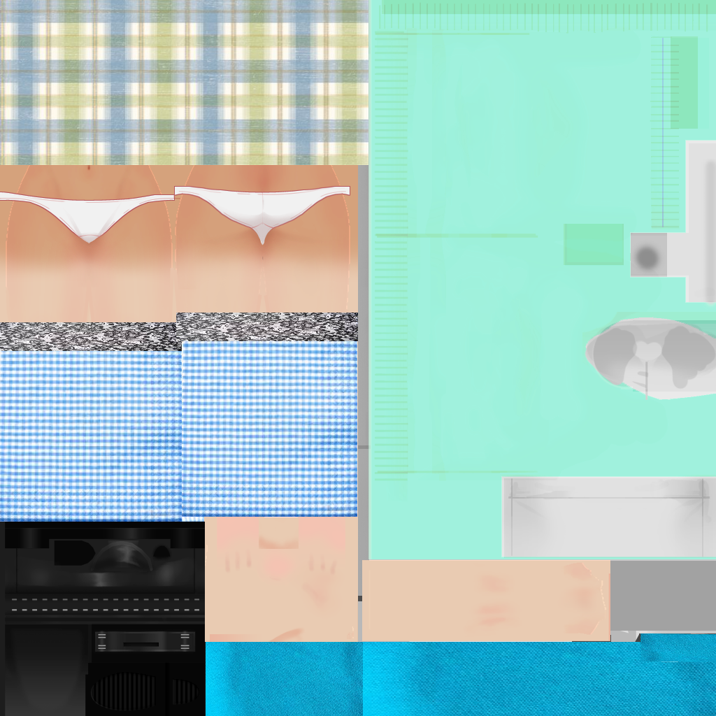 Yandere Simulator Skin Blue Sweater by CranberryCandy on DeviantArt