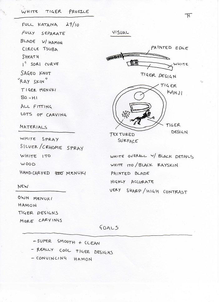 Wood Katana Tutorial-Planning by piratecaptain