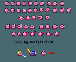 Artist Kirby GBA style sprite sheet(Unfinished) by Hartflip0218 on ...