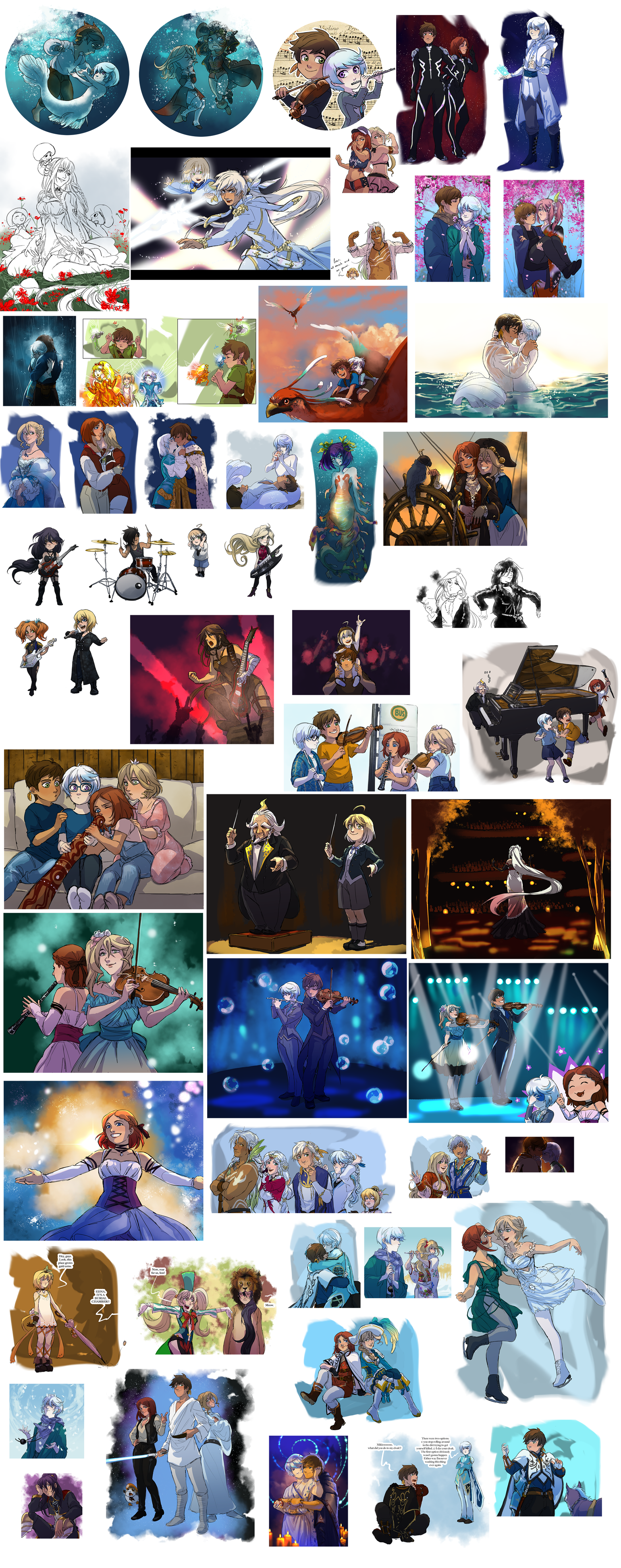 Tales Of (Zestiria) Sketch Dump 07 by Toradh