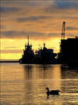 Dockyard Dawn by wb-skinner