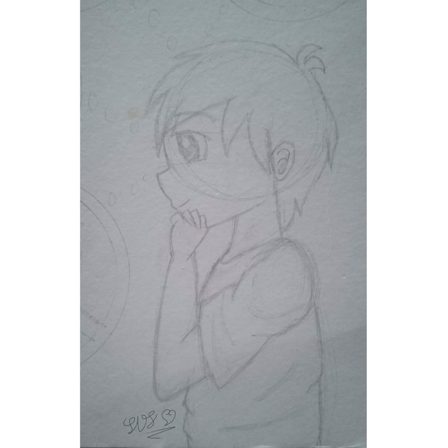 Thinking Anime Boy By Sunriseshine88 On Deviantart