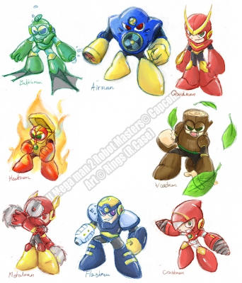 Rockman2 8 bosses by sjdx