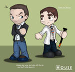 House MD - Chibi HouseWilson by bananacosmicgirl
