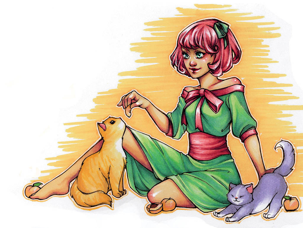 Neko~Momo by psycho-kitty