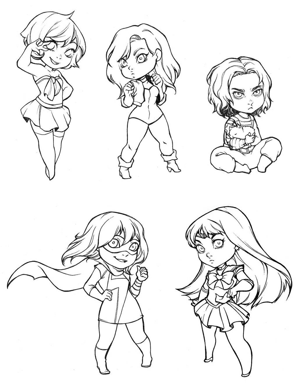 Chibis by psycho-kitty