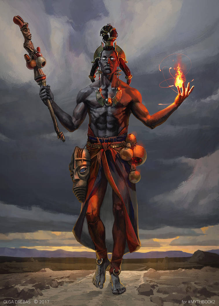 Eshu Guardian of the Paths by OlgaDrebas
