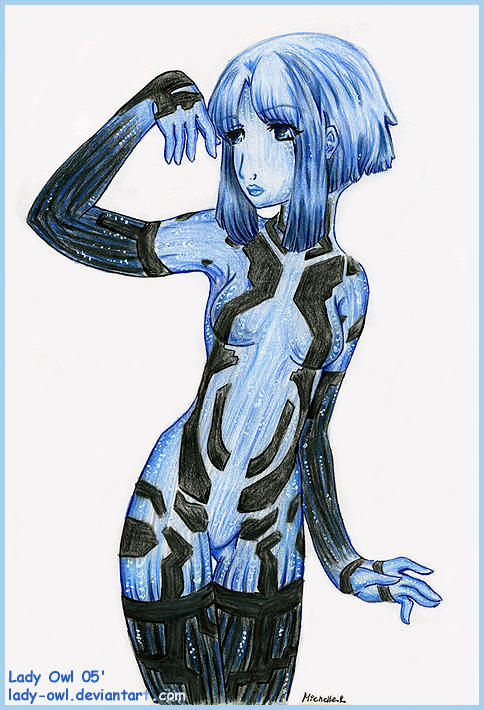 Cortana by Lady-Owl