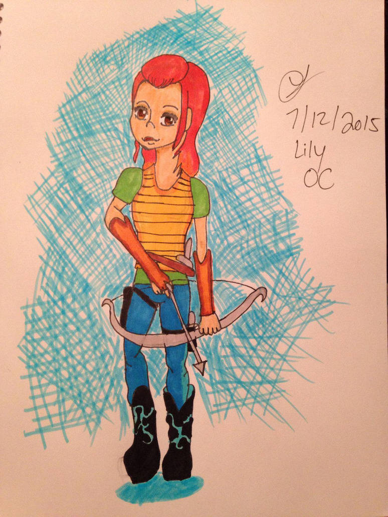 My OC Lily- warrior suit by Pudgester95 My OC Lily- warrior suit by Pudgester95