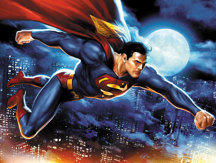 Superman in flight by JPRart