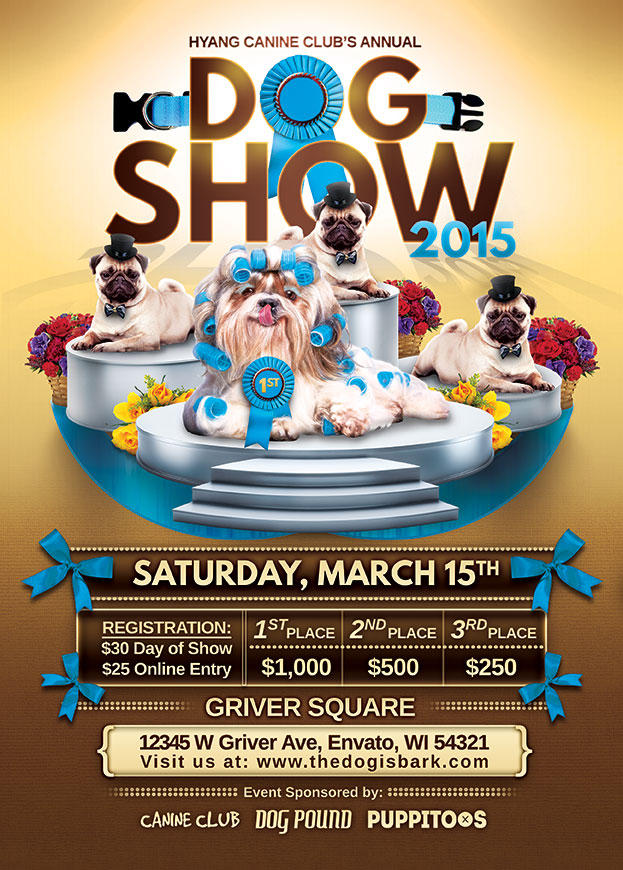 Dog Show Flyer by hueyangdesigns on DeviantArt