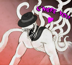Sexual Offenderman pose #3 by arcanineryu