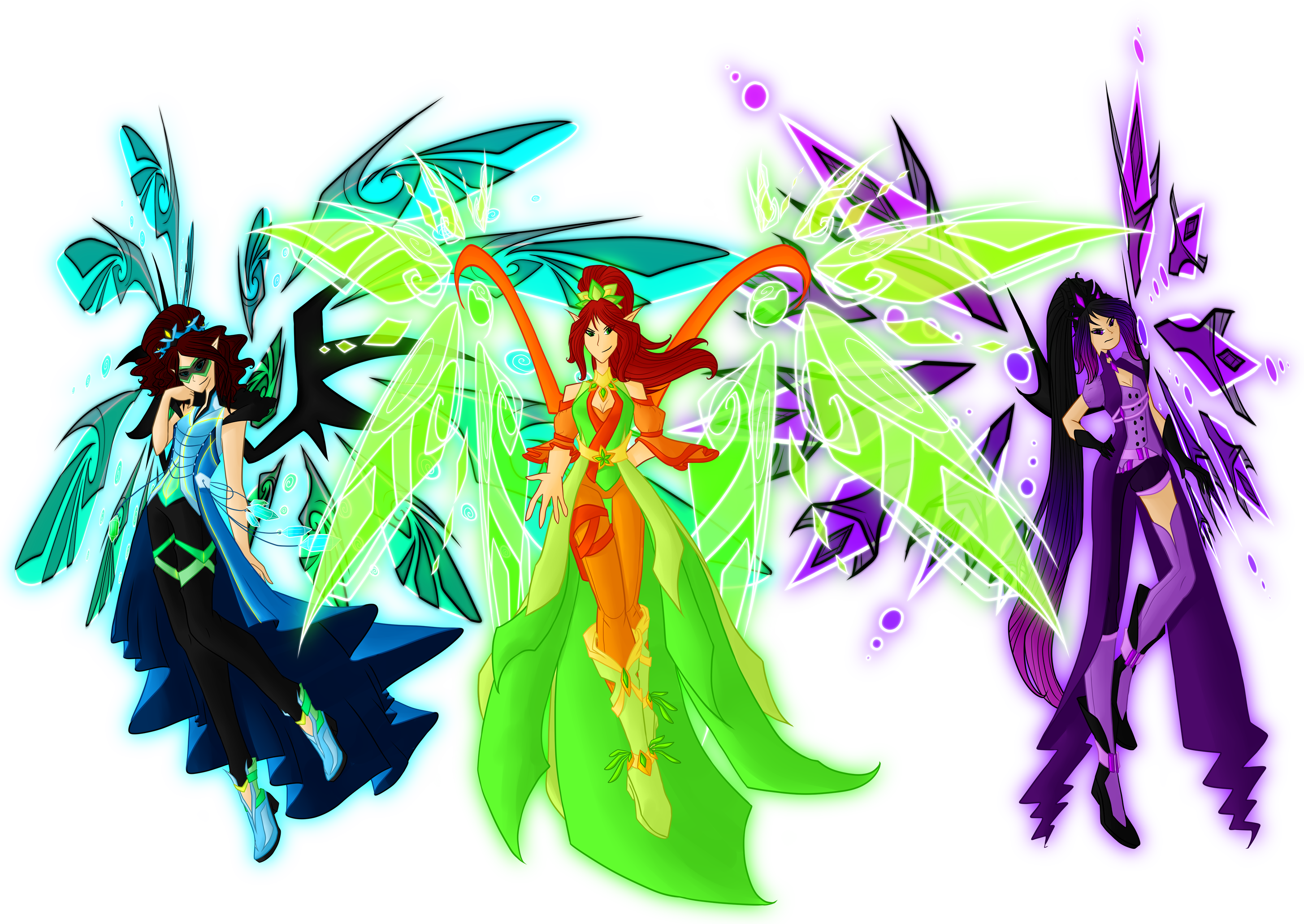 Insignix Fairies: Trio by SorceressIgnis