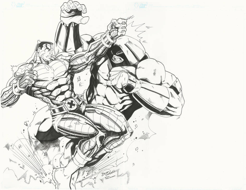Colossus vs Juggernaut by BrianVander