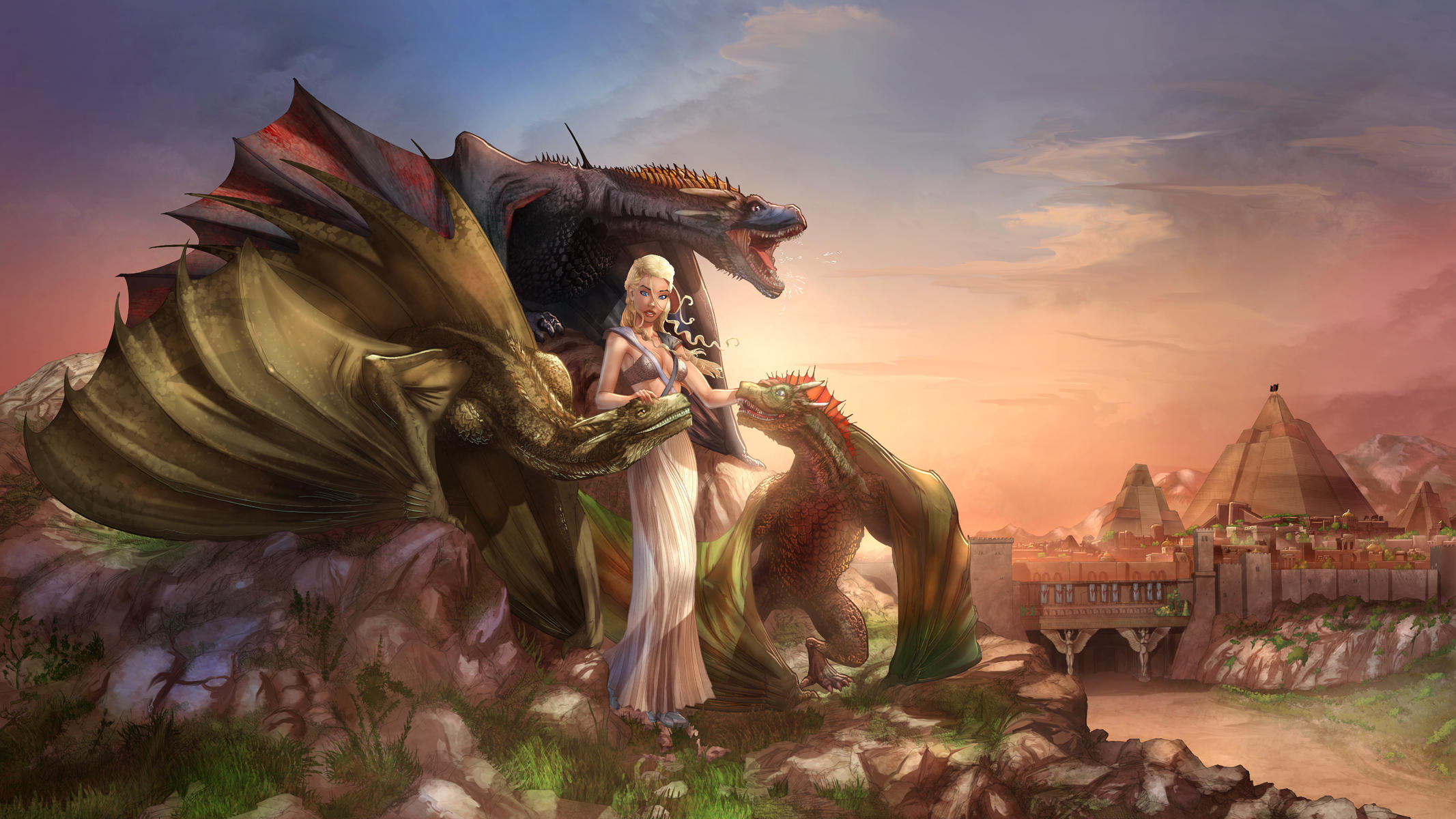 Daenerys Queen Of Meereen Color by vest