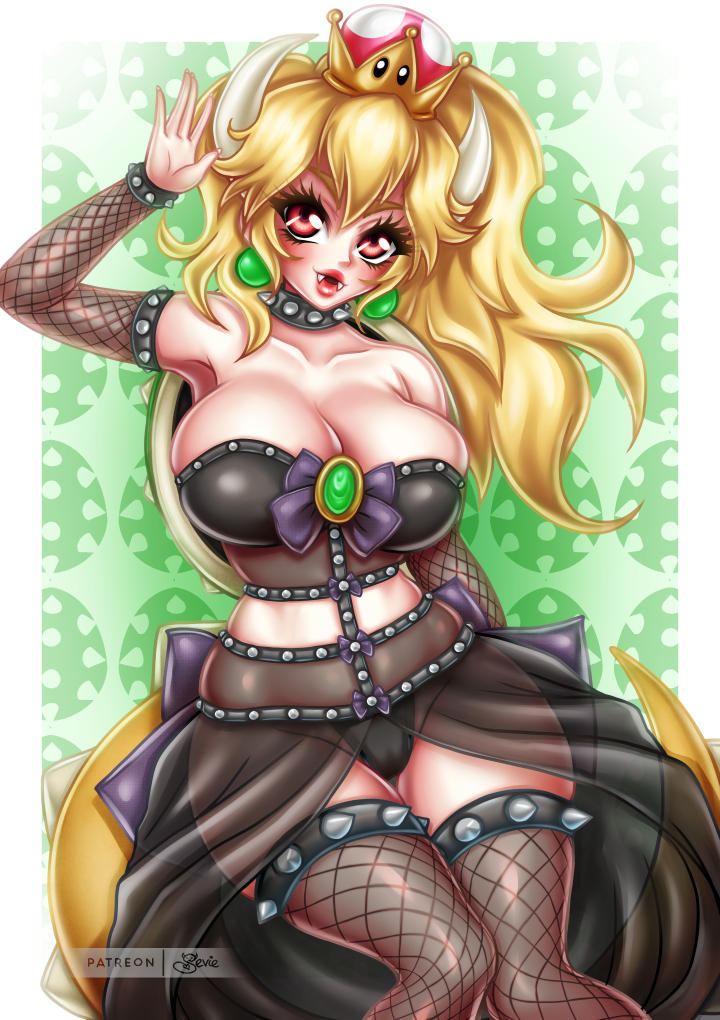 Bowsette - Super Mario (Super Crown) - SFW by seviesphere