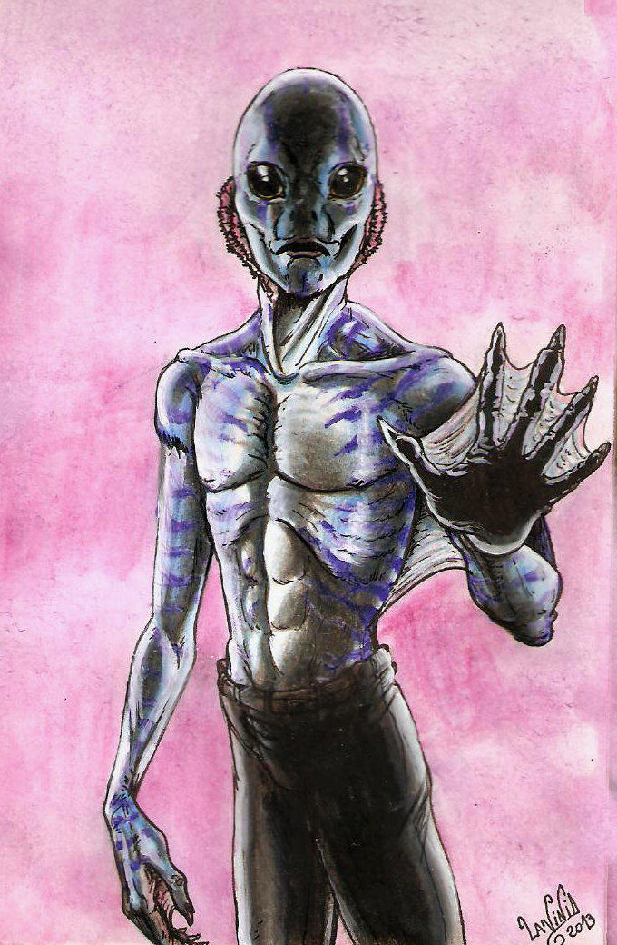 For Tarpalsfan, Abe sapien. by SkekLa