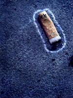 Crime Scene Ciggy by juliannechristoffel