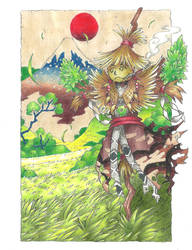 Kuebiko, Straw Prince of Knowledge by AtmaFlare