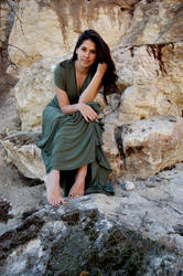 The Green Dress II by XstainedrainbowX