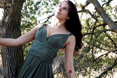 The Green Dress XV by XstainedrainbowX