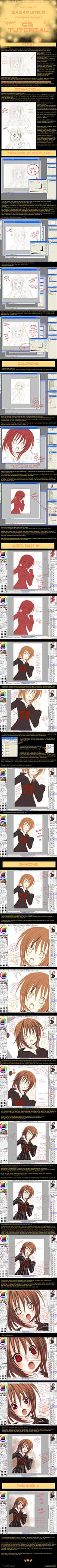Anime + Manga CG Tutorial by Sagakure