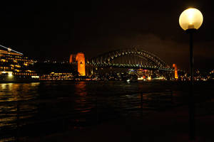 Sydney harbour lights 1 by wildplaces