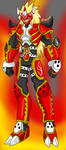 Agunimon: Blaine by Atlanta-Hammy