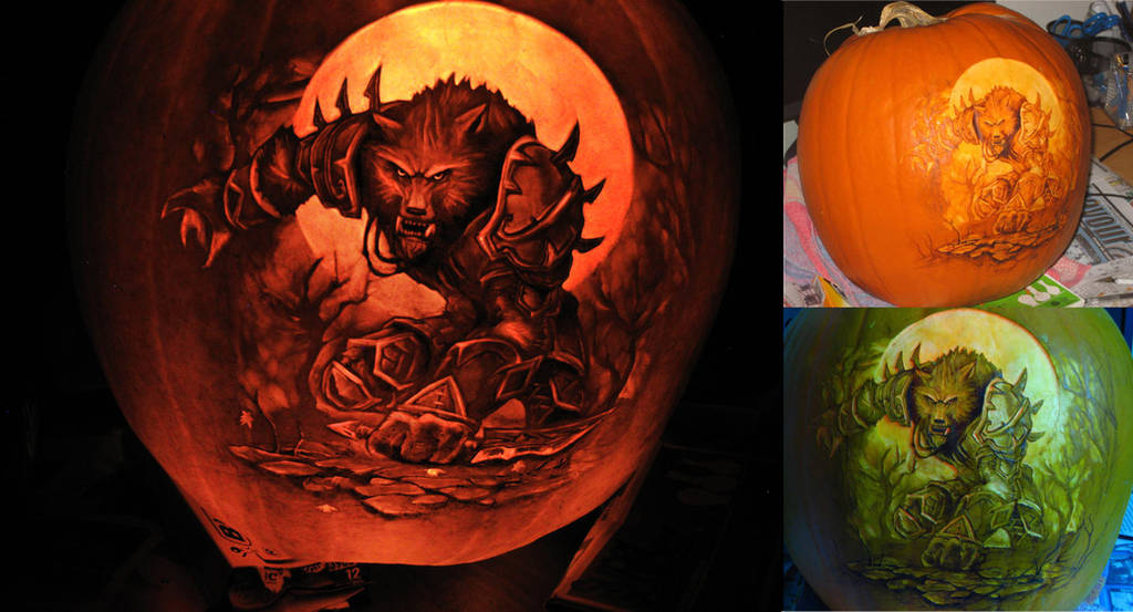 Warcraft pumpkin 2009 by qw3323