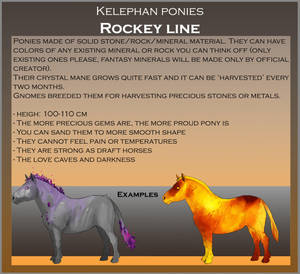 Kelephan ponies breeds - Rockey by WoC-Brissinge Kelephan ponies breeds - Rockey by WoC-Brissinge