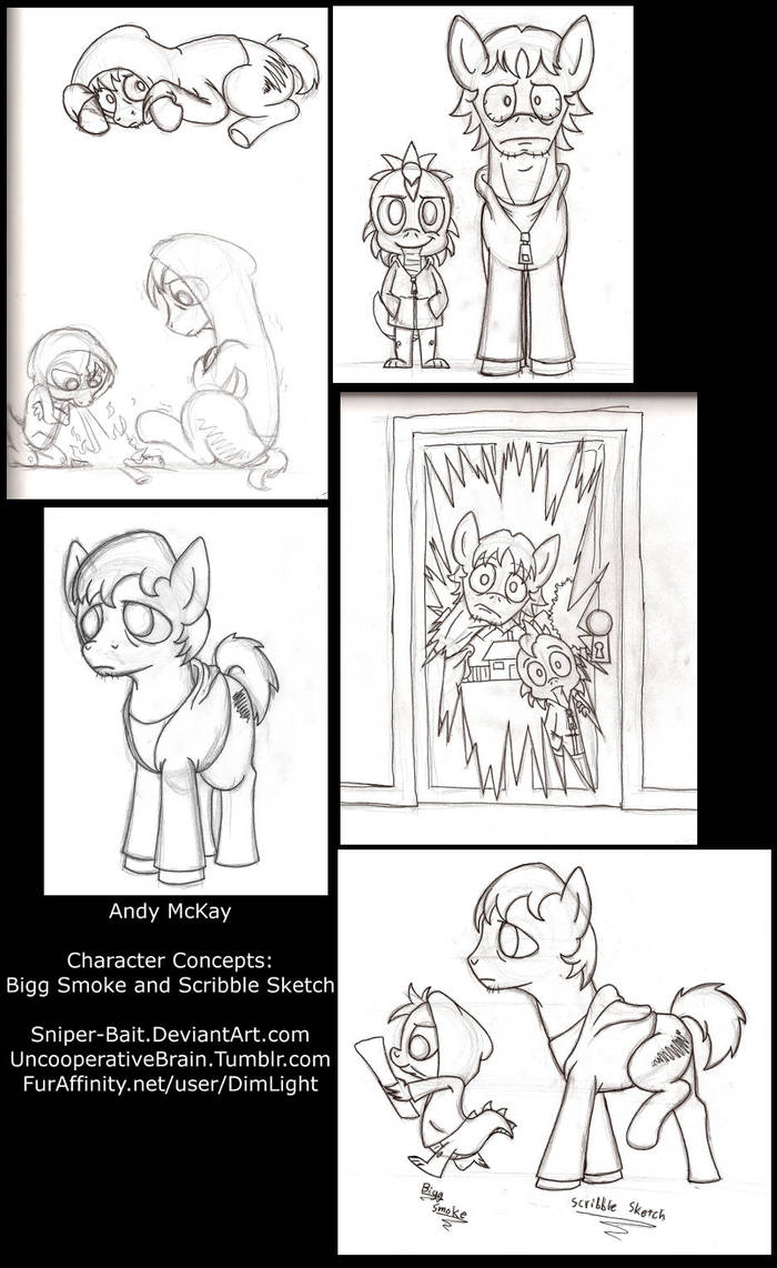 Ponysona Sketch-Dump by Sniper-Bait
