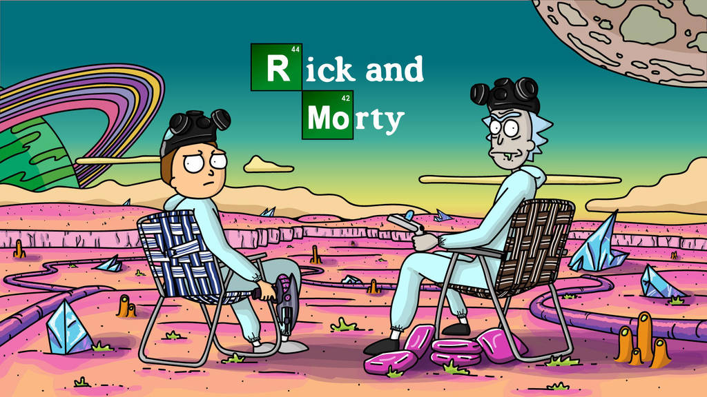 Rick an Morty Breaking Bad colored by Sonjaherz on DeviantArt