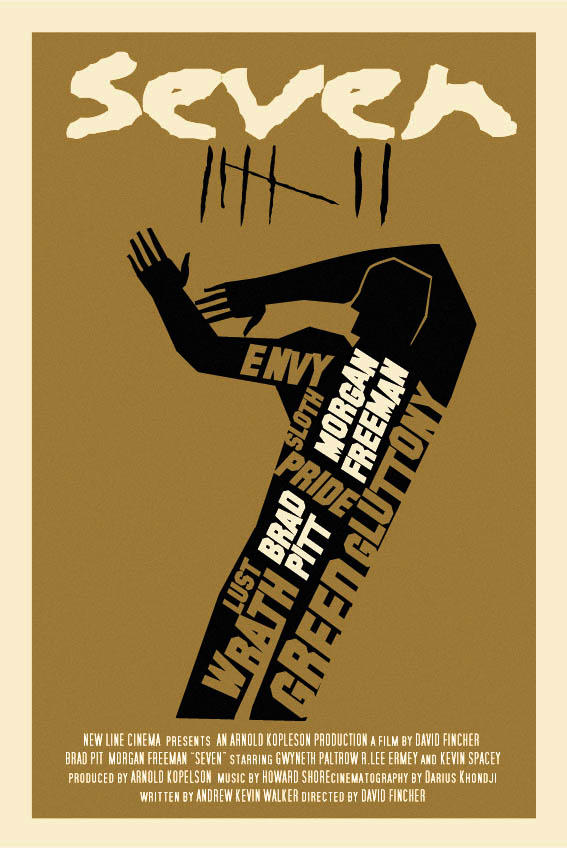 Image result for seven movie poster