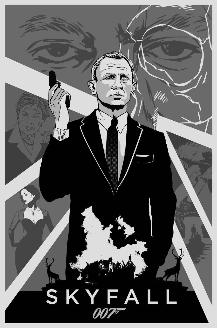 SKYFALL poster 2 by rodolforever