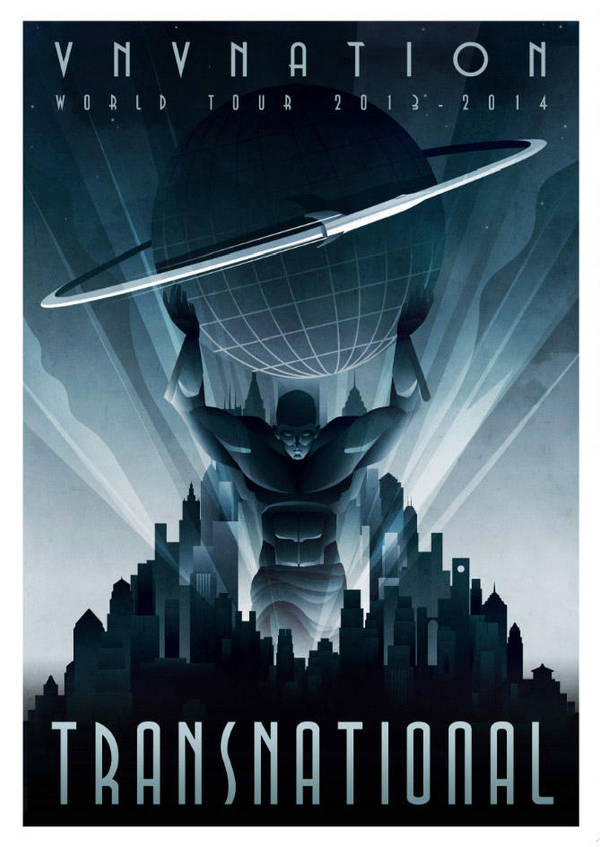 VNV Nation tour poster by rodolforever