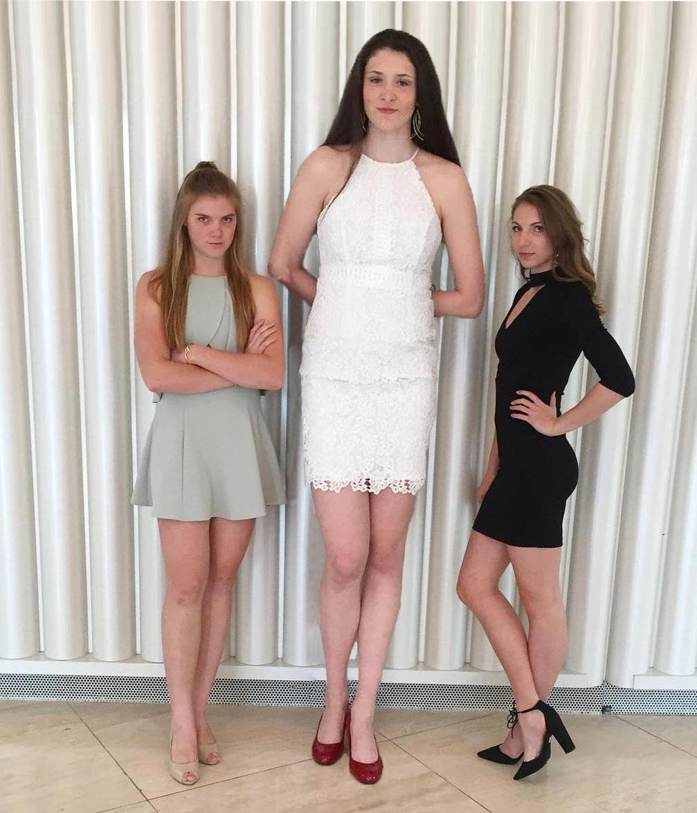 Tall Dana w/ friends in dresses by CursedJudas on DeviantArt