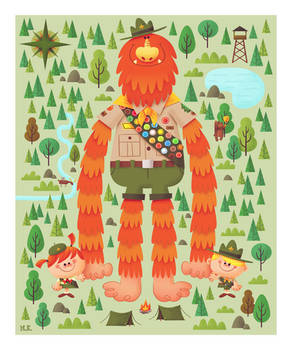 Sasquatch Troop by MattKaufenberg
